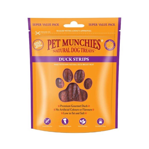Pet Munchies Duck Strips 320g