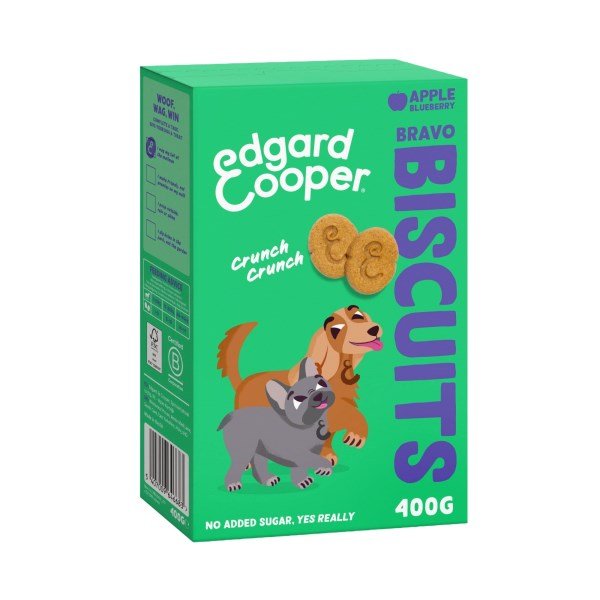 Edgard & Cooper Dog Biscuits Apple & Blueberry 400g