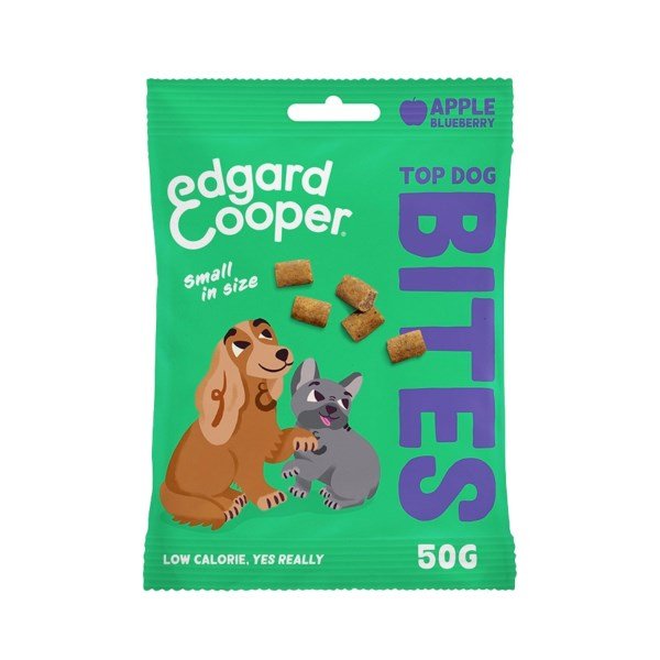Edgard & Cooper Dog Bites Apple & Blueberry 50g
