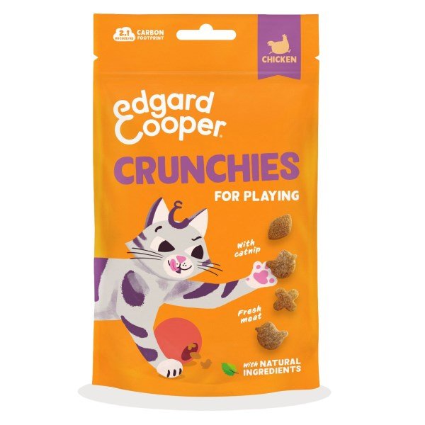 Edgard & Cooper Cat Crunchies Chicken Flavour 50g