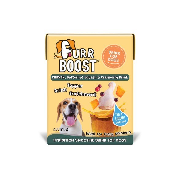 Furr Boost, Chicken, Butternut Squash and Cranberry Dog Drink 400ml x 6