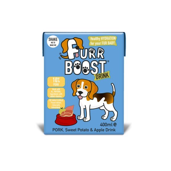 Furr Boost, Pork, Sweet Potato and Apple Dog Drink 400ml x 6