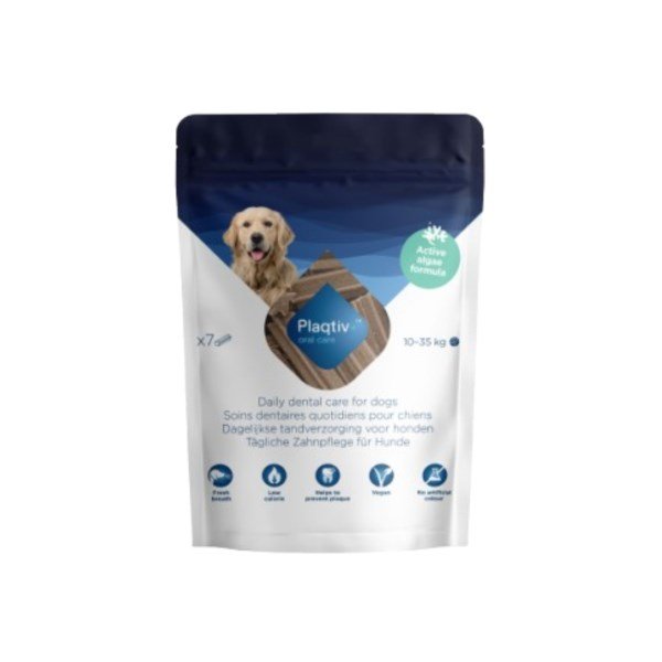 Plaqtiv+ Medium/ Large Dog Chews x 7