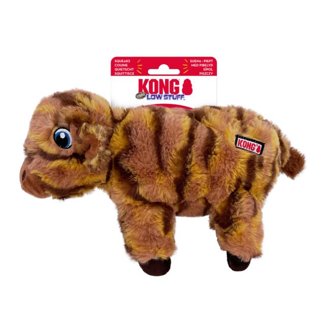 KONG Low Stuff Stripes Cow - Medium