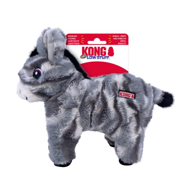 KONG Low Stuff Stripes Donkey - Medium