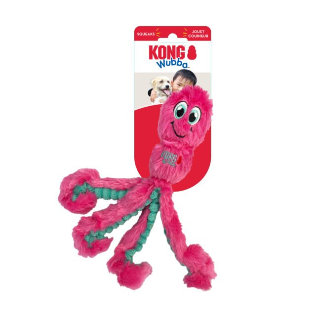 KONG Wubba Octopus Small (Assorted Colours)
