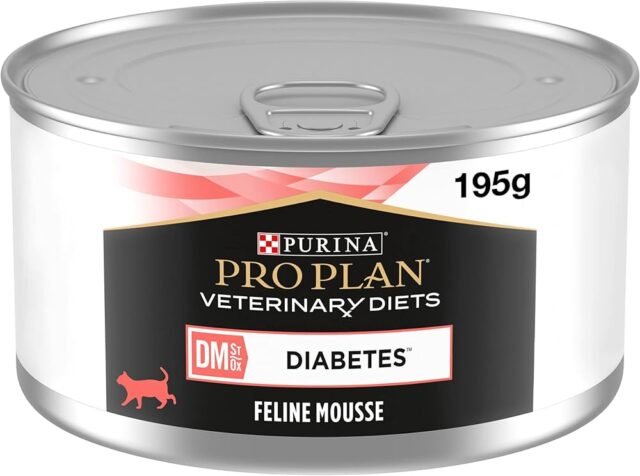 Purina Pro Plan Veterinary Diet DM Diabetes Mousse 195g x 24