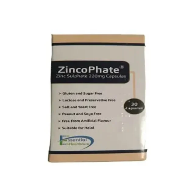 Zincophate Capsules 220mg x 30
